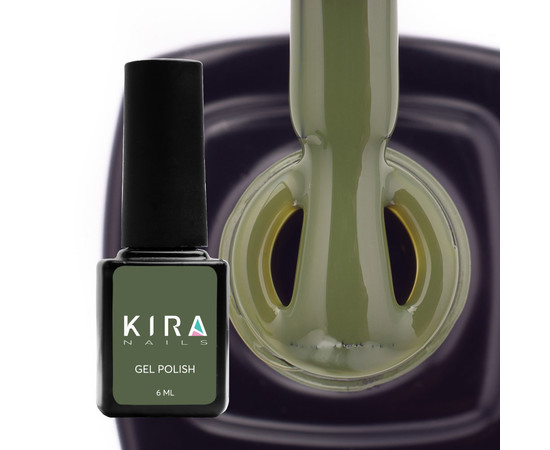 Зображення 2 Гель-лак Kira Nails №148 (темно-зелений, емаль), 6 мл, Об'єм (мл, г): 6, Колір: 148
