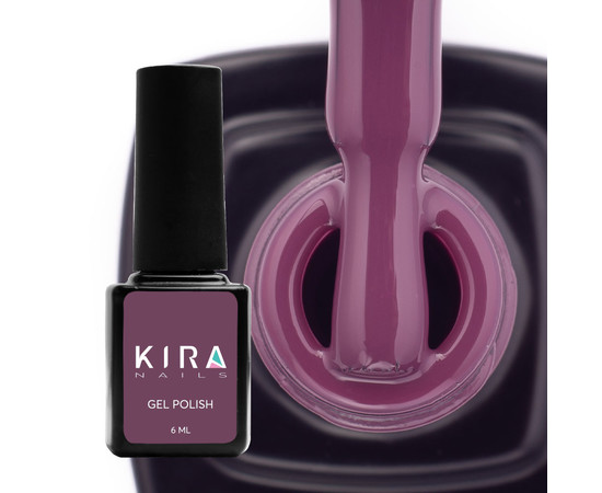 Зображення 2 Гель-лак Kira Nails №150 (червоно-коричневий, емаль), 6 мл, Об'єм (мл, г): 6, Колір: 150