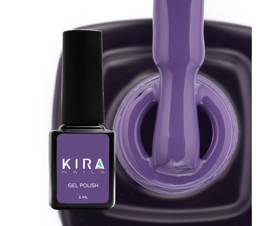 Зображення 2 Гель-лак Kira Nails №158 (приглушений синій, емаль), 6 мл, Об'єм (мл, г): 6, Колір: 158