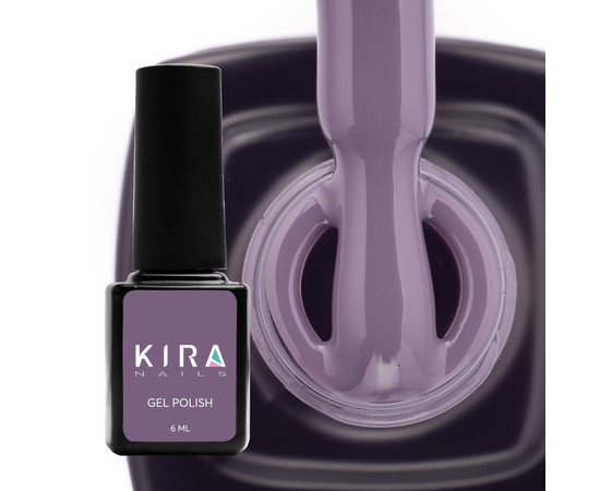 Изображение 2 Гель-лак Kira Nails №160 (серо-синий, эмаль), 6 мл, Объем (мл, г): 6, Цвет: 160