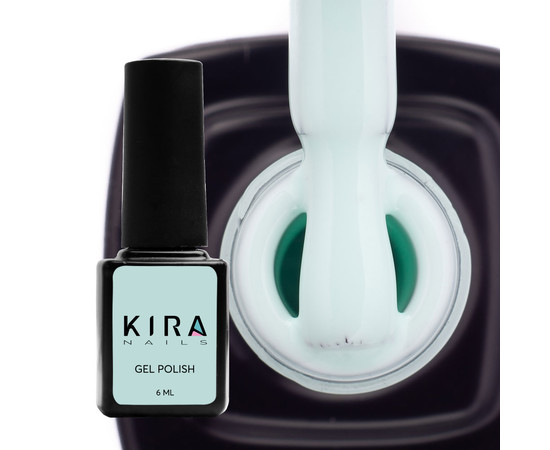 Изображение 2 Гель-лак Kira Nails №168 (морская пена, эмаль), 6 мл, Объем (мл, г): 6, Цвет: 168