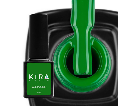 Изображение 2 Гель-лак Kira Nails №179 (листяной зеленый, эмаль), 6 мл, Объем (мл, г): 6, Цвет: 179