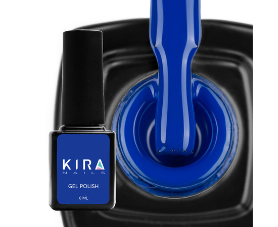 Изображение 2 Гель-лак Kira Nails №189 (электрический синий, эмаль), 6 мл, Объем (мл, г): 6, Цвет: 189