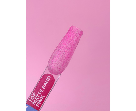 Зображення 2 Матовий топ без липкого шару LUNAMoon Top Matte Sand Pink, 13 мл, Об'єм (мл, г): 13, Колір: Pink