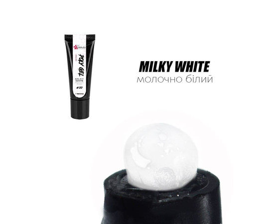 Зображення 2 Полігель для нігтів Nails Molekula Poly Gel 00 Milky White, 30 мл, Об'єм (мл, г): 30, Колір: 00