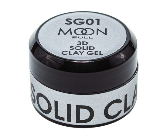Изображение 2 Гель-пластилин для моделирования ногтей Moon Full 3D Solid Clay Gel №SG01, 5 мл, Объем (мл, г): 5, Цвет: SG01