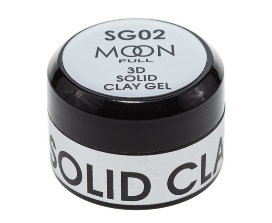 Зображення 2 Гель-пластилін для моделювання нігтів Moon Full 3D Solid Clay Gel №SG02, 5 мл , Об'єм (мл, г): 5, Колір: SG02
