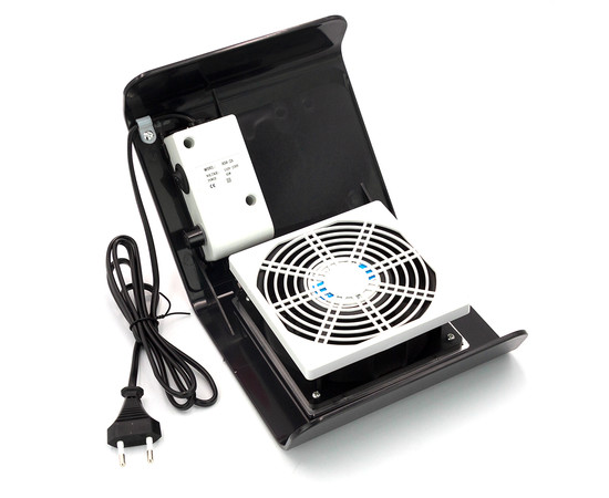 Зображення 5 Настільна манікюрна витяжка пилосос - Nail Dust Collector BQ-858-2A, 40 Вт. Чорний