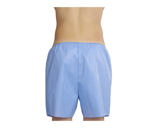 Зображення 2 Труси-шорти для колоноскопії Polix Pro&Med (50 шт/пачка) ХXL зі спанбонду блакитні