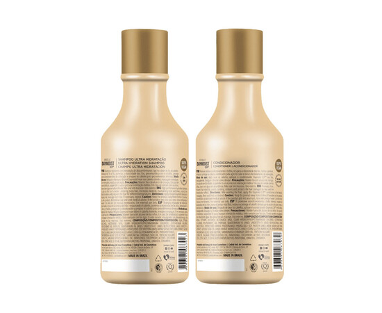 Зображення 2 Безсульфатний шампунь та кондиціонер «Абсолютне зволоження» після кератину-ботексу, Inoar Day Moist, 2х250 ml