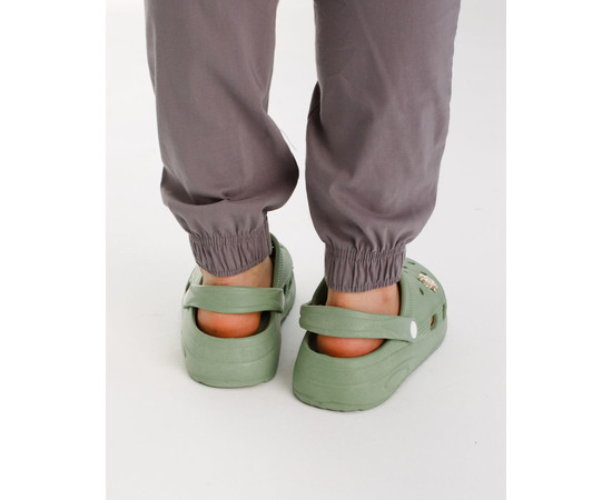 Изображение 4 Медицинские женские сабо Eva оливковые р. 39, "БЕЛЫЙ ХАЛАТ" 493-327-929, Размер: 39, Цвет: оливковый