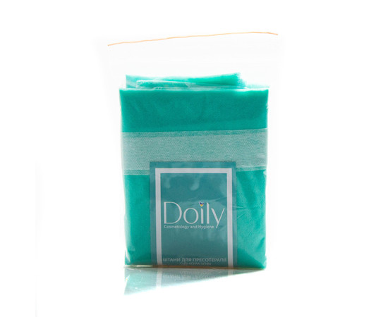 Зображення 3 Штани для пресотерапії на зав'язці Doily (1 шт/пачка) XXL зі спанбонду м'ятні