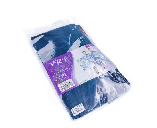 Зображення 2 Пеньюар YRE синій з білим принтом "Обличчя" 69333