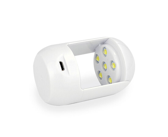 Изображение 2 Ультрафиолетовая мини лампа для ногтей UV LED Cute Robert 12 Вт USB, белая