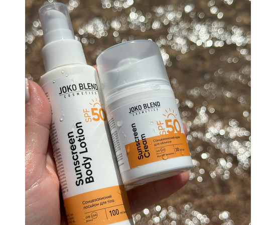 Зображення 4 Сонцезахисний крем для обличчя Joko Blend Sunscreen Cream SPF 50, 30 мл