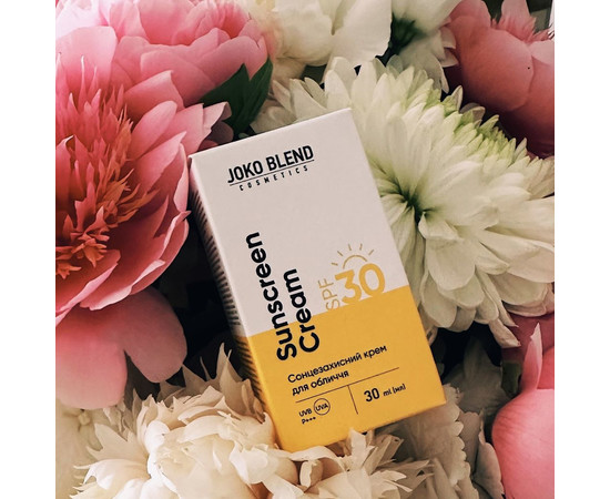 Зображення 3 Сонцезахисний крем для обличчя Joko Blend Sunscreen Cream SPF 30, 30 мл