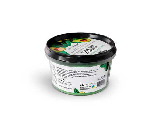 Зображення 2 Крем-суфле для тіла "Авокадо і мигдальна олія" Tink Superfood For Body Avocado & Almond Oil, 250 мл