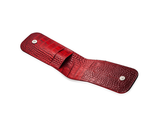 Зображення 2 Чохол для інструментів Slim червоний з натуральної шкіри, з магнітною кнопкою, AMI 4043