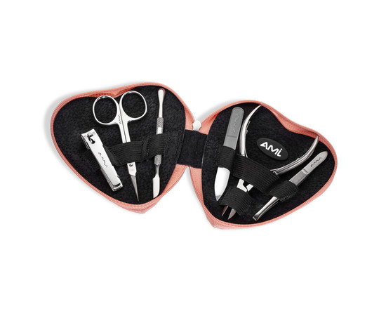 Зображення 2 Манікюрний набір Серце "кусачне" чорний, AMI 1016