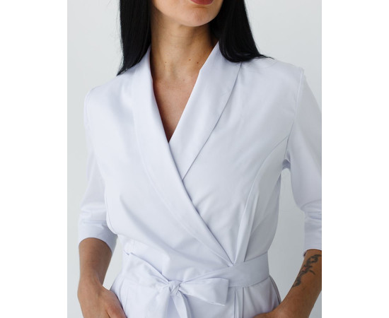 Изображение 3 Медицинский халат женский Осака белый р. 54, "БЕЛЫЙ ХАЛАТ" 506-324-945, Размер: 54, Цвет: белый