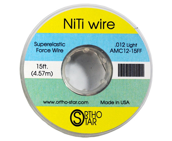 Изображение 3 Титановая проволока OrthoStar NiTi Wire отрезок 15 см, 0.3 мм (0.012")