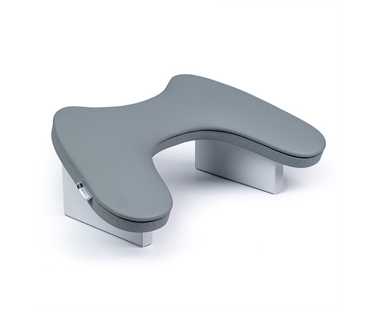 Зображення 2 Підставка ортопедична манікюрна Eco Stand Butterfly білий/сірий, 425х160(Н)х260 мм