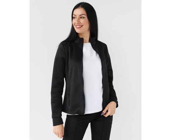 Зображення 6 Медична жіноча кофта Грейс чорна р. 2XL, "БІЛИЙ ХАЛАТ" 455-321-923, Розмір: 2XL, Цвет: чорний