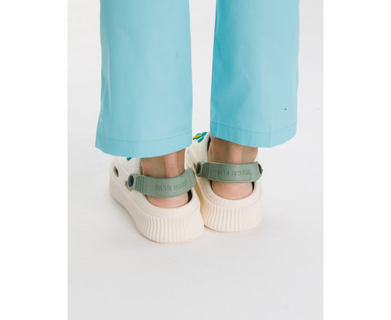 Изображение 4 Медицинские женские сабо на платформе Eva бело-оливковые р. 38, "БЕЛЫЙ ХАЛАТ" 493-517-929, Размер: 38, Цвет: бело-оливковый