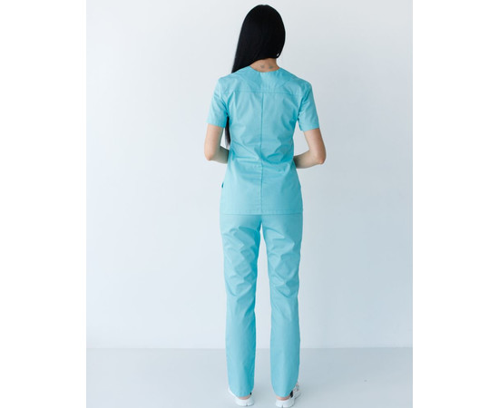 Зображення 2 Медичний костюм жіночий Топаз ментол р. 54, "БІЛИЙ ХАЛАТ" 137-441-705, Розмір: 54, Цвет: ментол