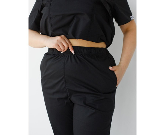 Изображение 7 Медицинский костюм женский Топаз черный NEW +SIZE р. 56, "БЕЛЫЙ ХАЛАТ" 492-321-705, Размер: 56, Цвет: черный