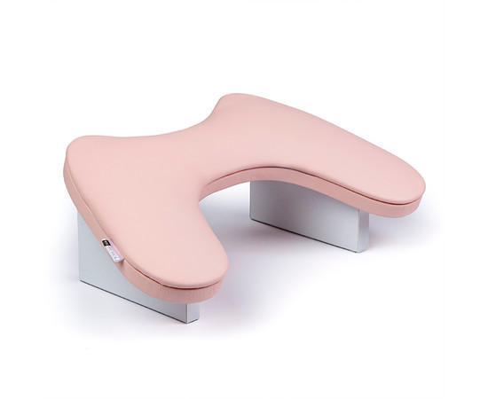 Изображение 2 Подставка ортопедическая маникюрная Eco Stand Butterfly белый/розовый, 425х160(Н)х260 мм