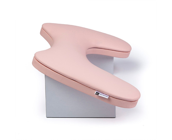 Изображение 3 Подставка ортопедическая маникюрная Eco Stand Butterfly белый/розовый, 425х160(Н)х260 мм