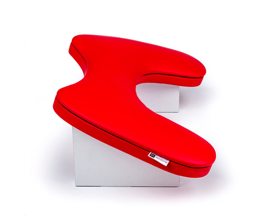 Зображення 3 Підставка ортопедична манікюрна Eco Stand Butterfly білий/червоний, 425х160(Н)х260 мм