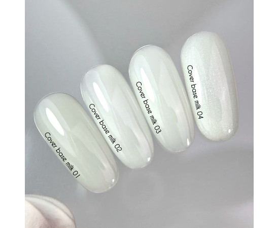 Зображення 7 Nails of the Day Cover base New Formula milk 03 – напівпрозора молочна камуфлююча база для нігтів, 30 мл, Об'єм (мл, г): 30, Колір: milk 03