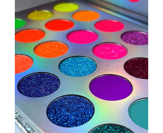 Зображення 2 Палітра пігментів для нігтів Nails Of The Night Supernova nails palette 24 кольори