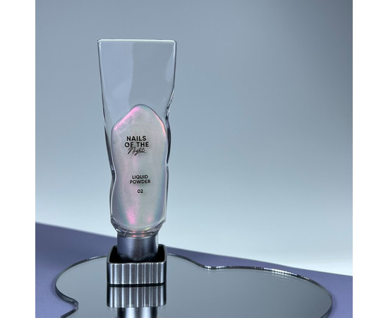 Зображення 2 Рідка втирка Nails of the Day Liquid powder 02 з переливом від зеленого до червоно–рожевого, 5 г