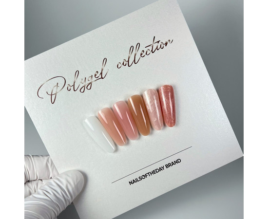 Изображение 6 Nails of the Day Polygel milk – Полигель полупрозрачный молочный, 30 г