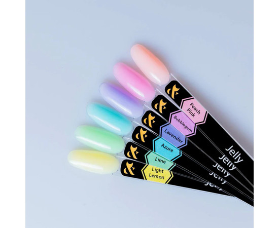 Зображення 2 Будівельний гель-желе F.O.X Builder Gel Jelly Cover Lavander, 15 мл, Об'єм (мл, г): 15, Колір: Lavander