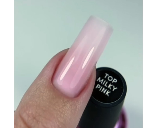 Изображение 2 Топ для гель-лака Elise Braun Milky Pink Top молочно-розовый, 10 мл, Объем (мл, г): 10, Цвет: Milky Pink