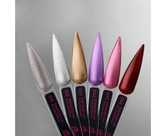 Зображення 2 Гель-лак для нігтів Elise Braun Diamond Cat №05 рожевий, 10 мл, Об'єм (мл, г): 10, Колір: 05