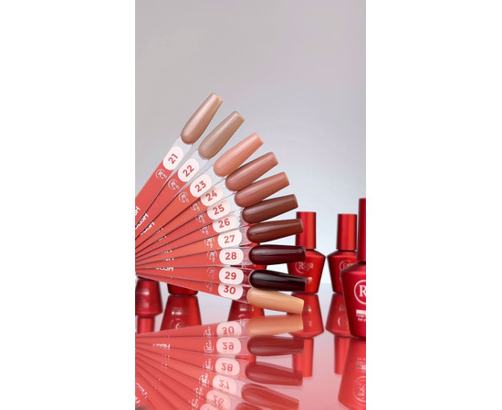 Зображення 2 Гель-лак для нігтів Roks Gel Polish Color №021, 6 мл, Об'єм (мл, г): 6, Колір: 021