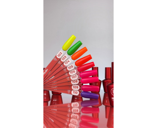 Изображение 2 Гель-лак для ногтей Roks Gel Polish Color №107, 6 мл, Объем (мл, г): 6, Цвет: 107