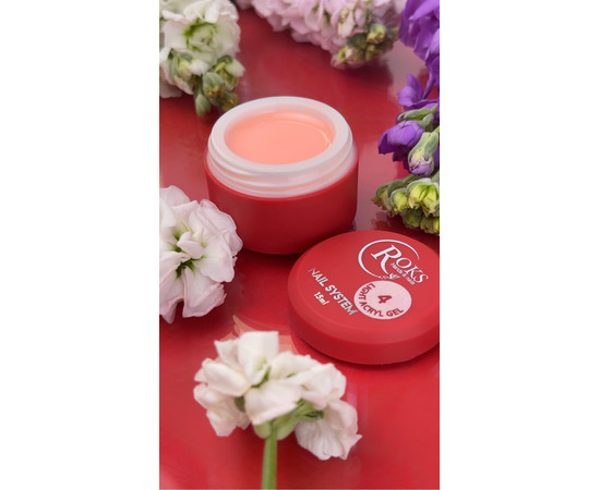 Зображення 2 Рідкий акрил-гель Roks Light Acryl Gel №04, 15 мл, Об'єм (мл, г): 15, Колір: 04