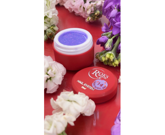 Зображення 2 Рідкий акрил-гель Roks Light Acryl Gel №14, 15 мл, Об'єм (мл, г): 15, Колір: 14