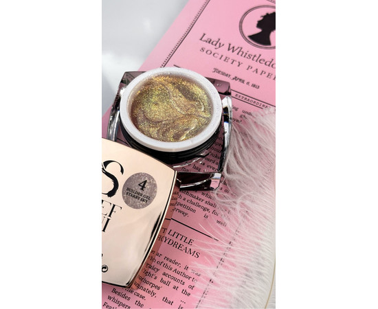 Изображение 4 Моделирующий гель для ногтей Steffani Builder Gel Starry Sky №4, 15 мл, Объем (мл, г): 15, Цвет: 4