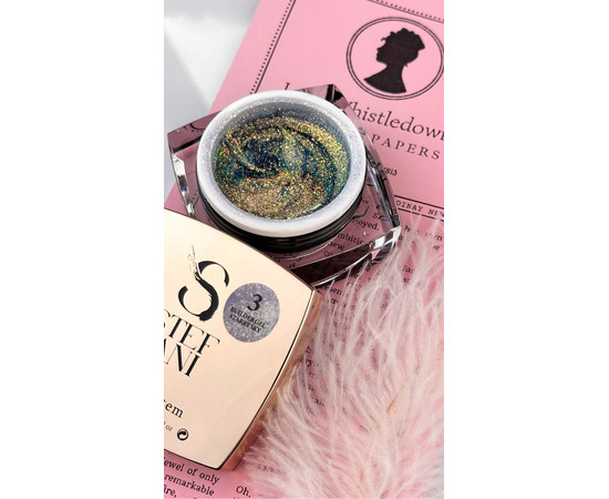 Изображение 4 Моделирующий гель для ногтей Steffani Builder Gel Starry Sky №3, 50 мл, Объем (мл, г): 50, Цвет: 3