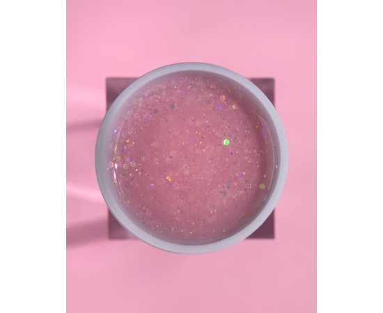 Зображення 3 Гель для нарощування нігтів з блискітками LUNAMoon Diamond Gel №02, 15 мл, Об'єм (мл, г): 15, Колір: 2