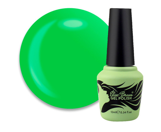 Зображення  База кольорова Elise Braun Color Base №11 яскравий зелено-салатовий, 10 мл, Об'єм (мл, г): 10, Колір: 011