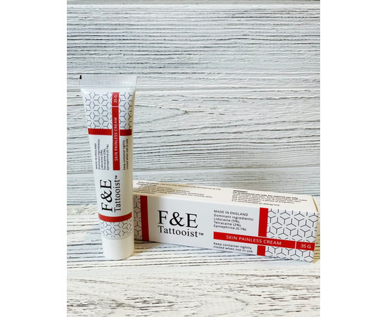 Зображення 2 Крем-анестетик для косметологічних процедур Tattooist Original RED, 35 г