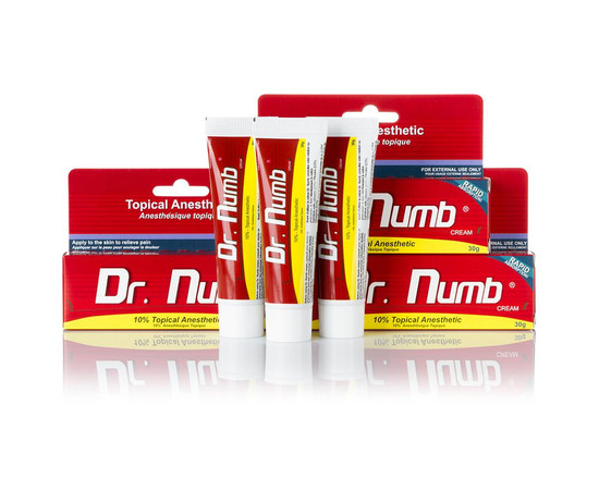 Зображення 2 Крем-анестетик для косметологічних процедур Dr.Numb (Epinephrine), 30 г